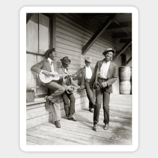 A Song and a Dance, 1908. Vintage Photo Magnet